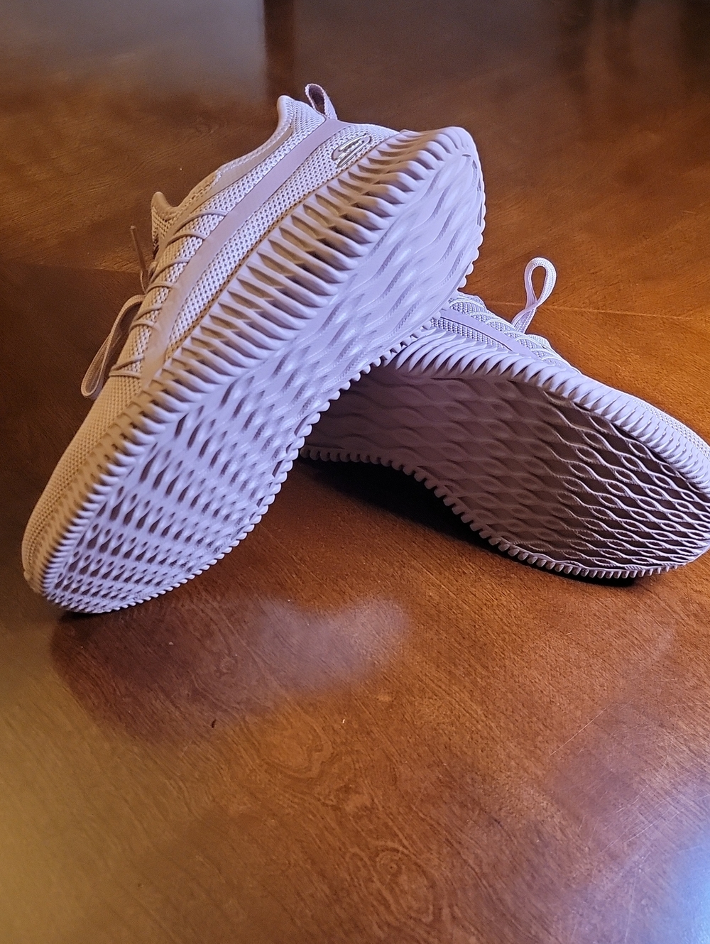 Skechers Women's Light Pink BOBS GEO Athletic Sneakers - Picture 6 of 7